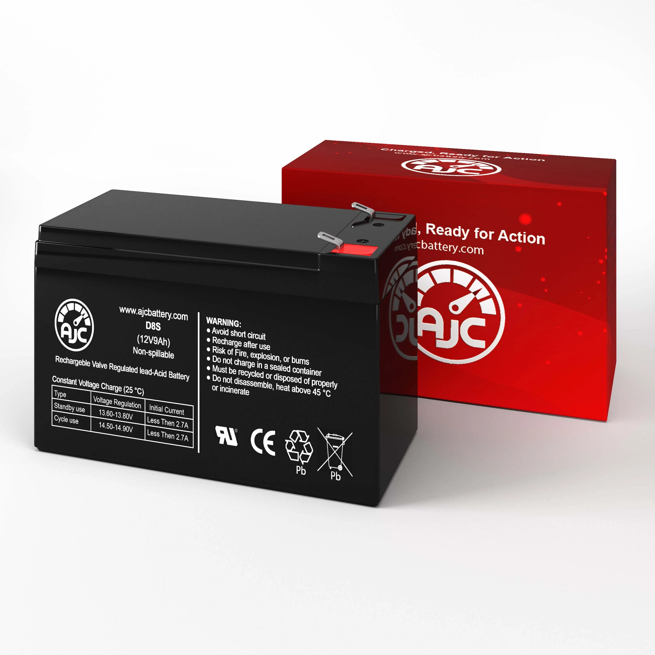 AJC Battery Compatible with APC RBC12 Battery - Image 8