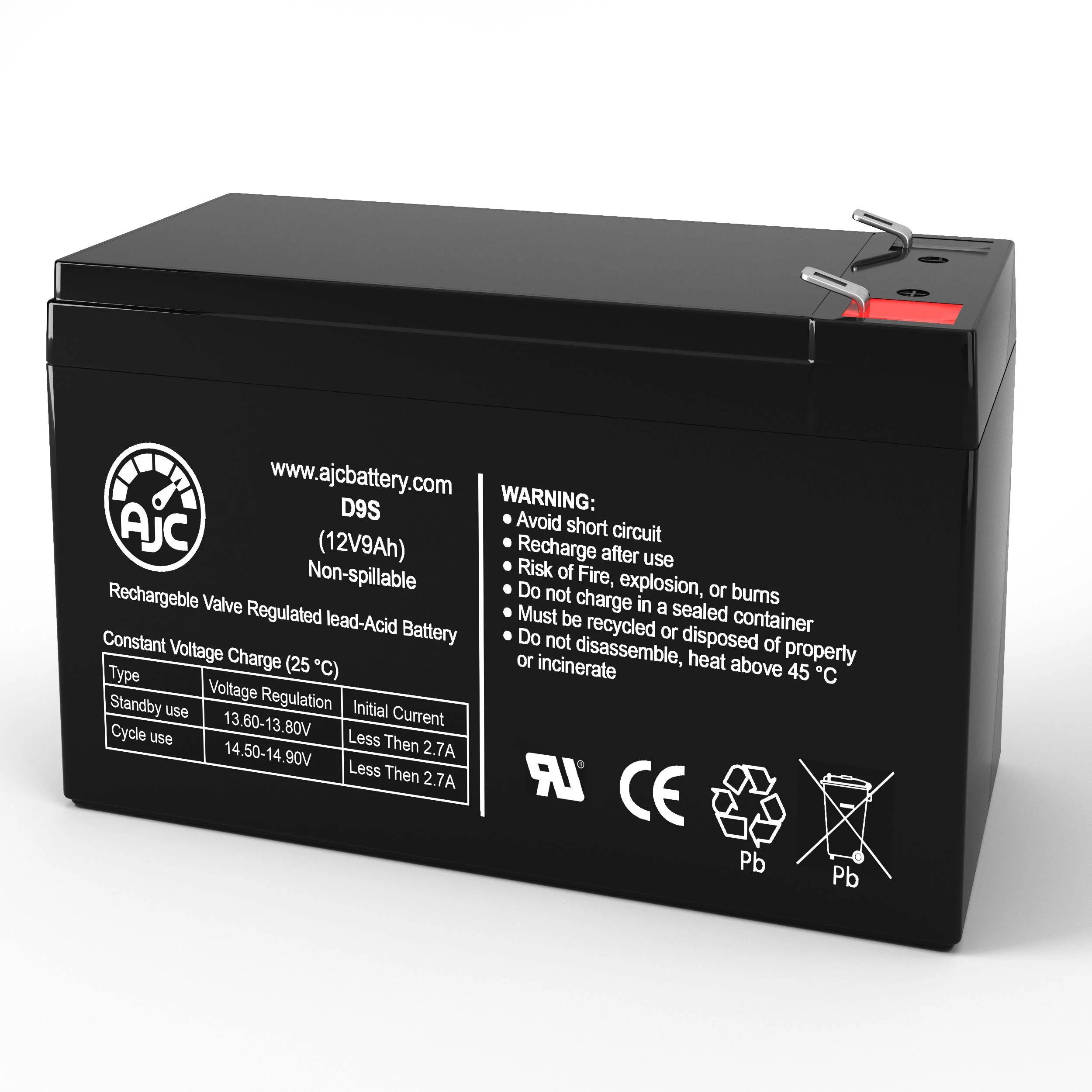 AJC Battery Compatible with Tripp Lite Smart 500 12V7Ah 12V 7Ah UPS Battery - Image 9